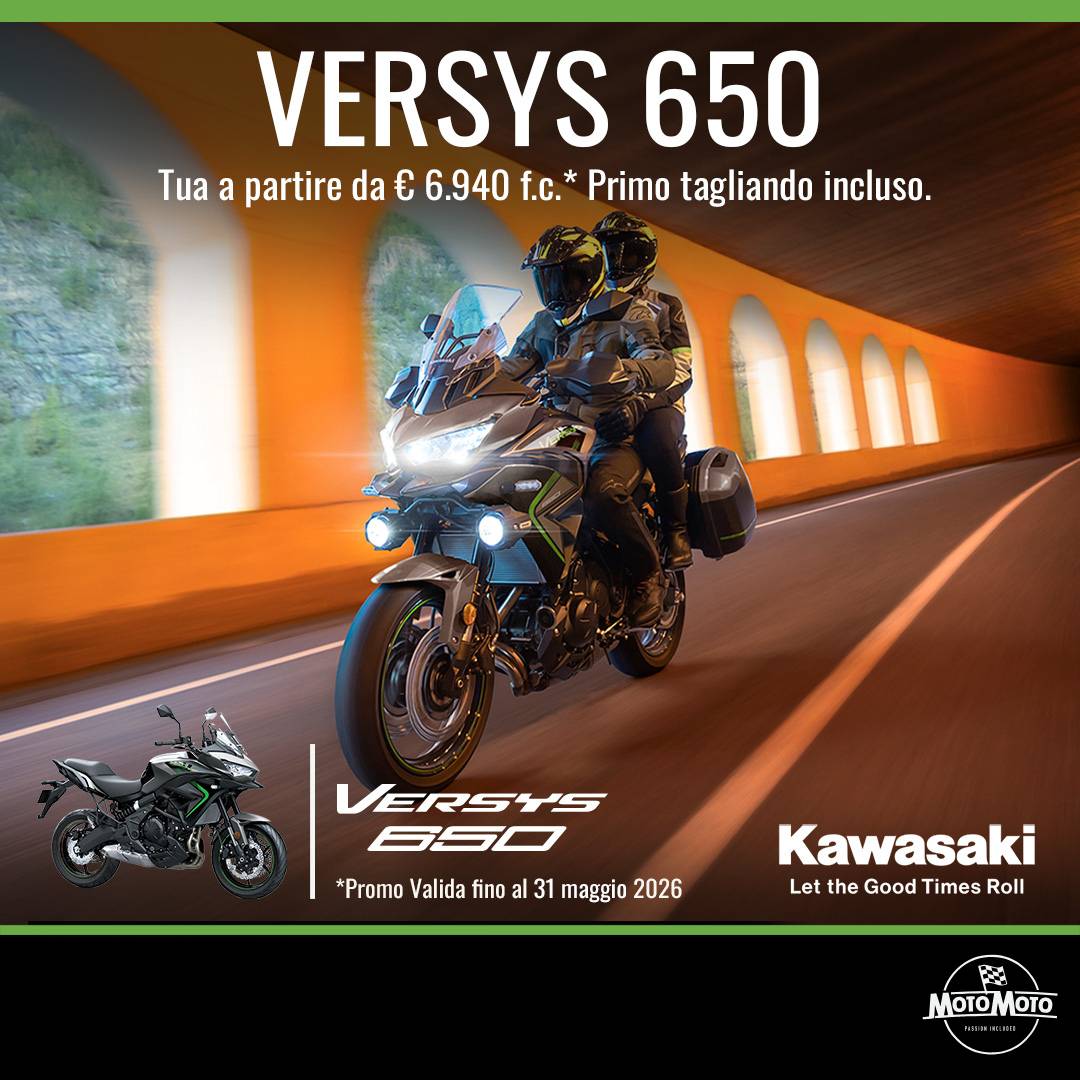 Kawasaki Versys 650 — da 6.940 euro