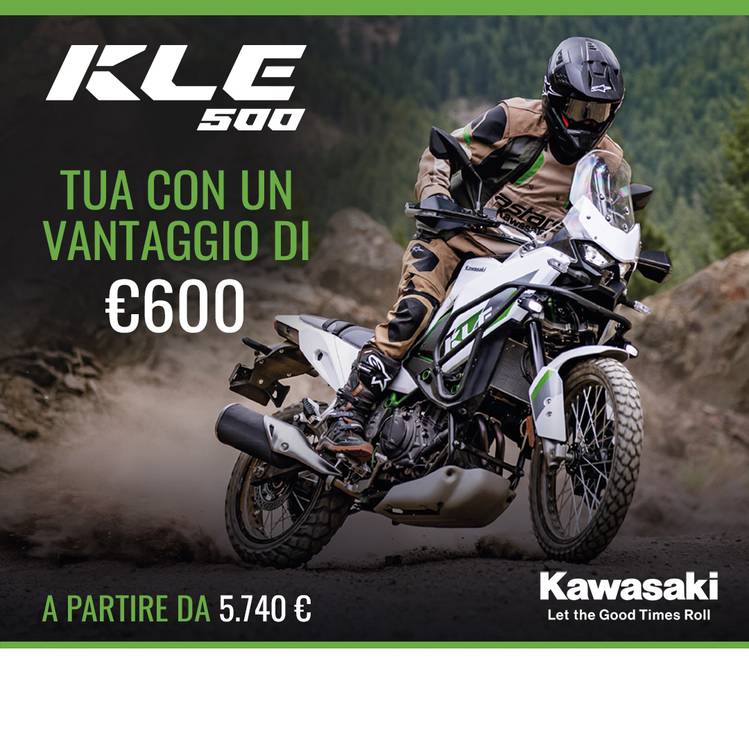 Kawasaki KLE500 — vantaggio di 600 euro, da 5.740 euro