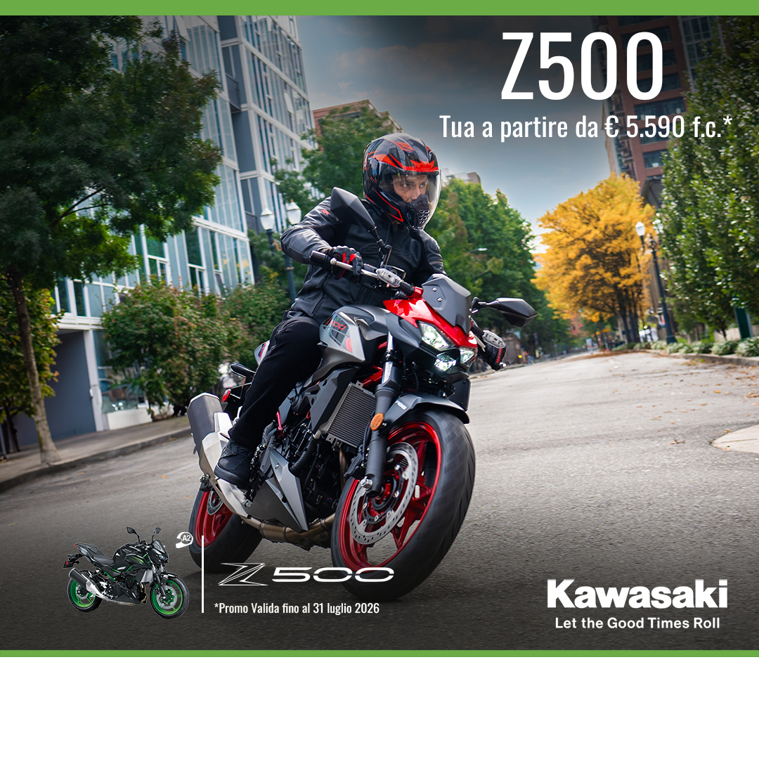 Kawasaki Z500 — da 5.590 euro f.c. (A2)