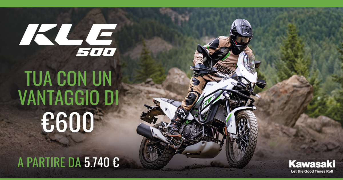Kawasaki KLE500 con vantaggio di 600 euro