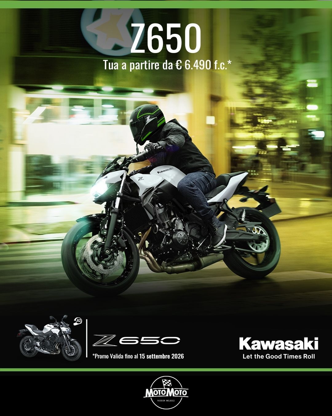 Kawasaki Z650 da 6.490 euro